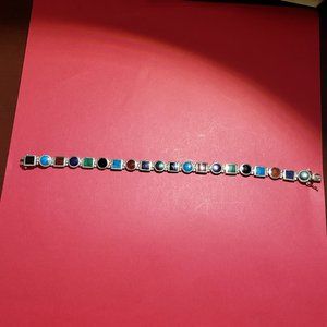 Vintage 925 Sterling Silver Southwest Bracelet